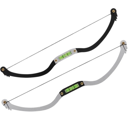 Set per la modellatura delle sopracciglia 22,5 cm Righello metallico di tracciamento con livella e filo per microblading e trucco permanente