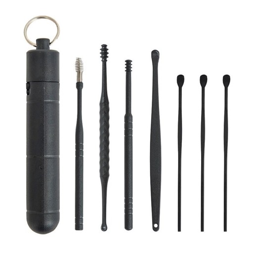 Set per la pulizia delle orecchie 7 pezzi