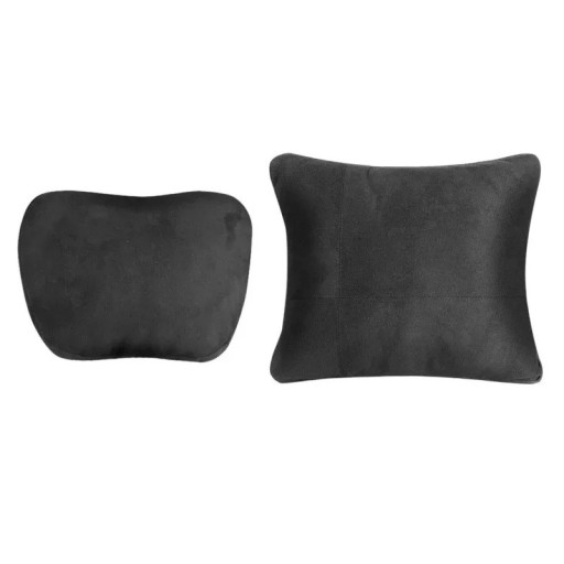 Set polštář na krk a bederní opěrka do auta ergonomická měkká podpora zad a hlavy univerzální doplněk autosedačky cestování