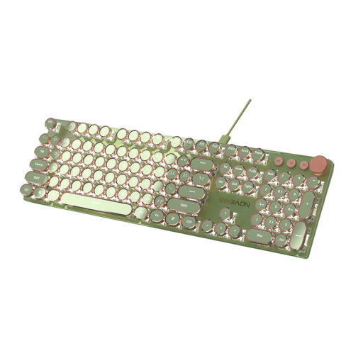 Σέτ στρογγυλών πλήκτρων EWEADN V20 104 τεμάχια LED λευκό φωτισμό retro σχέδιο για μηχανικό gaming πληκτρολόγιο με αριθμητικό πληκτρολόγιο