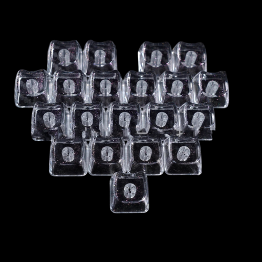 Set toetsen met kattenkop 20 stuks glinsterend ontwerp PBT RGB compatibele Cherry MX keycaps voor mechanisch toetsenbord