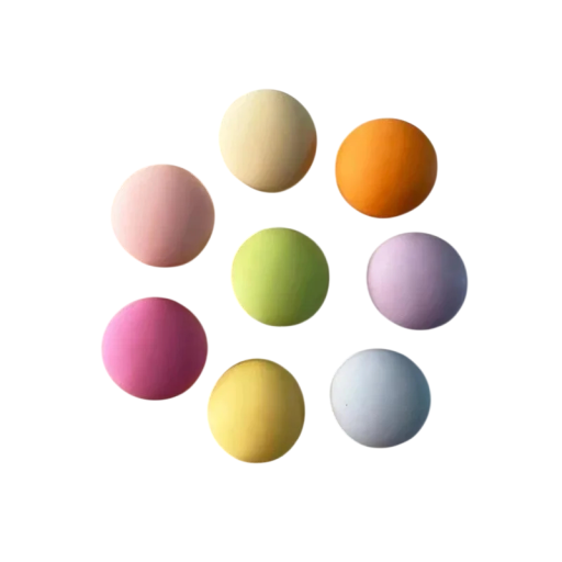 Set van 10 ronde matte pastelmagneten voor de koelkast met een diameter van 1,5 cm decoratieve magnetische houders voor notities en foto's