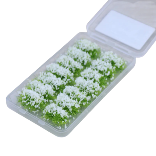 Set van 14 stuks bloemenbossen gras Miniatuur kleurrijke struiken Decoratie voor diorama en model landschap