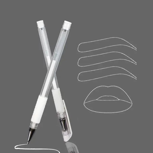 Set van 2 stuks steriele waterdichte chirurgische markers van 15 cm voor het markeren van permanente make-up en het tatoeëren van wenkbrauwen in kleuruitvoering