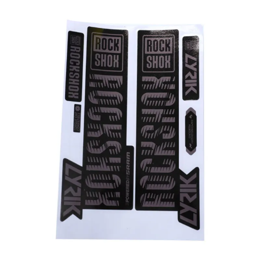 Set van 2 waterdichte stickers voor schokdempers op de voorvork van een mountainbike, beschermende stickers voor fietsaccessoires