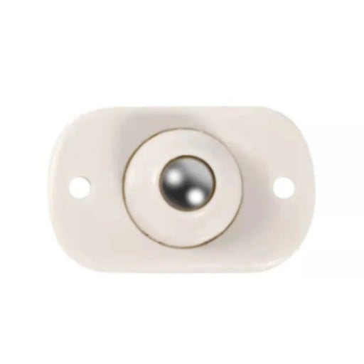 Set van draaibare kogelwielen 360° 8 stuks, laagprofiel, beige met zilveren bal voor eenvoudig verplaatsen van meubels