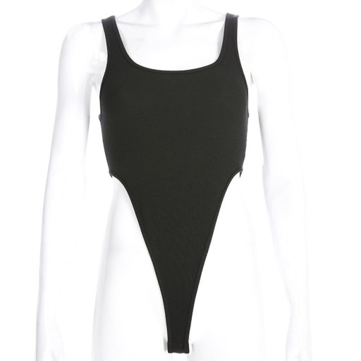 Sexet bodysuit i sort til kvinder