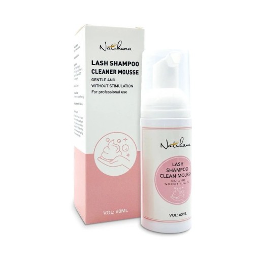 Shampoing pour cils 60 ml Mousse nettoyante douce Sans irritation Pour cils allongés Démaquillant et nettoyant pour colle