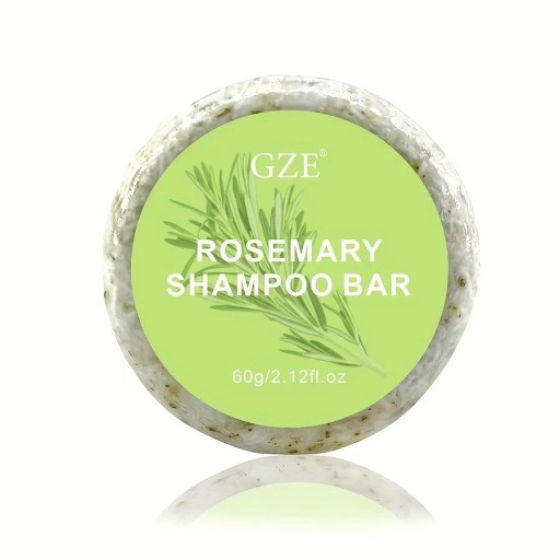 Shampoing solide pour assombrir les cheveux Savon au romarin Essences organiques naturelles Régénération Couverture des cheveux gris Renforcement des cheveux Nettoyage en profondeur
