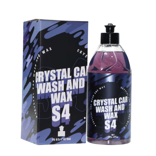 Shampoo altamente schiumoso con cera 473 ml Sapone concentrato per lavaggio auto Protezione della vernice dai raggi UV Lucentezza e pulizia duratura