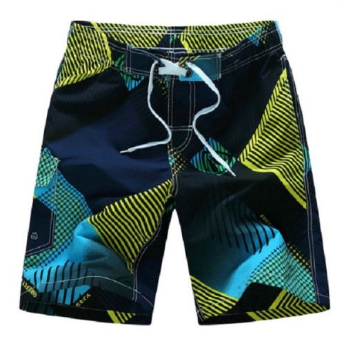 Shorts de plage pour hommes avec un motif intéressant J3360
