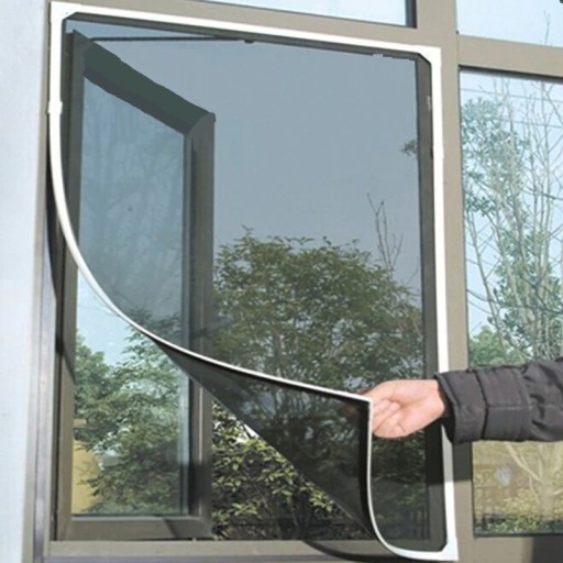 Siatka okienna przeciw owadom i komarom 1,3 x 1,5 m