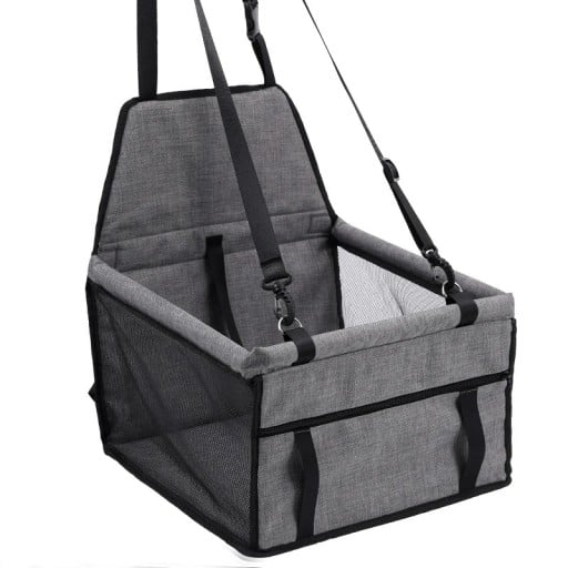 Siège auto de voyage pliable pour chiens et chats Taille universelle avec ceinture de sécurité pour les sièges avant et arrière