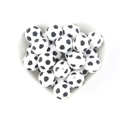 Silicone Beads in the Shape of Balls J3219