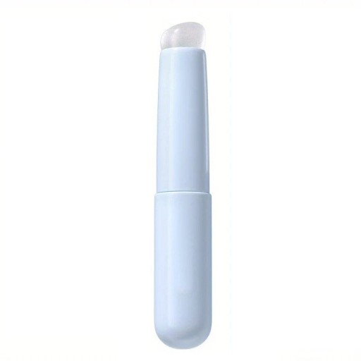 Silicone Lip Brush 9x1.4 cm Applicator with Lid for Lipstick and Balm Precise Application Smudge Resistant Portable Makeup Tool