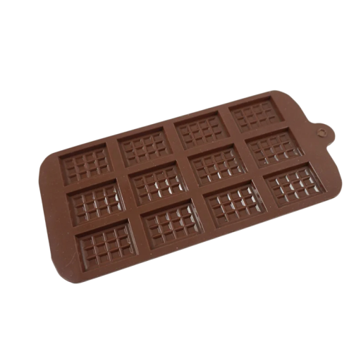 Silicone Mould for Chocolate Bars Homemade Pralines Baking Non-Stick Durable Reusable Creative Crafting 22.6 × 10.7 × 0.5 cm