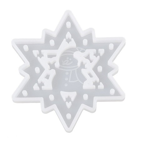 Silicone Star Decoration Mould 8.5 x 7.5 cm