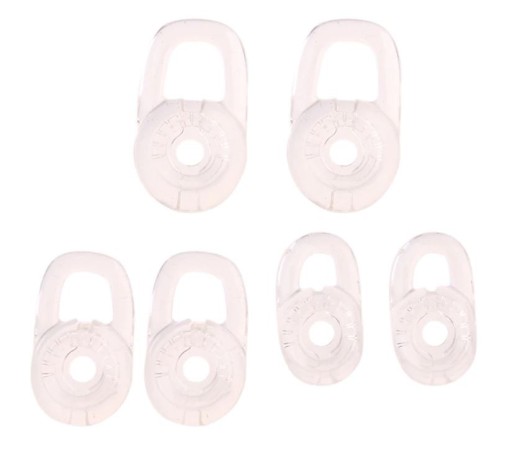 Siliconen hoes voor Bluetooth handsfree oordopjes 6 stuks