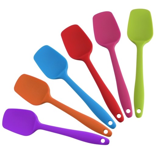 Siliconen houten lepel