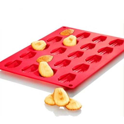 Siliconen mal met schelpen