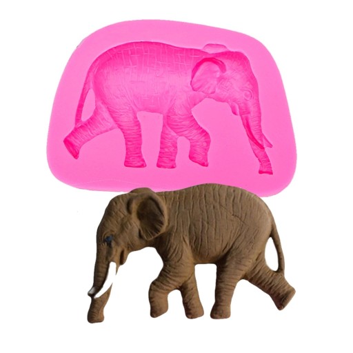 Siliconen mal olifant