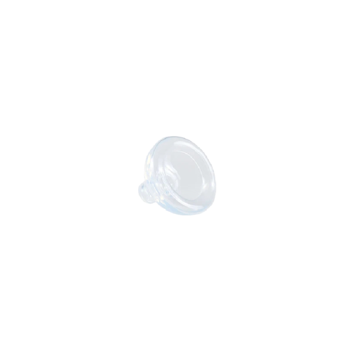Siliconen masker voor honden en katten beschermend 51 mm buitendiameter 31 mm binnendiameter transparant veterinaire toepassing
