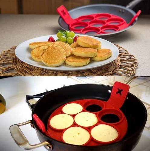 Siliconen pannenkoekvorm