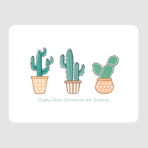 Siliconen placemat met cactussen