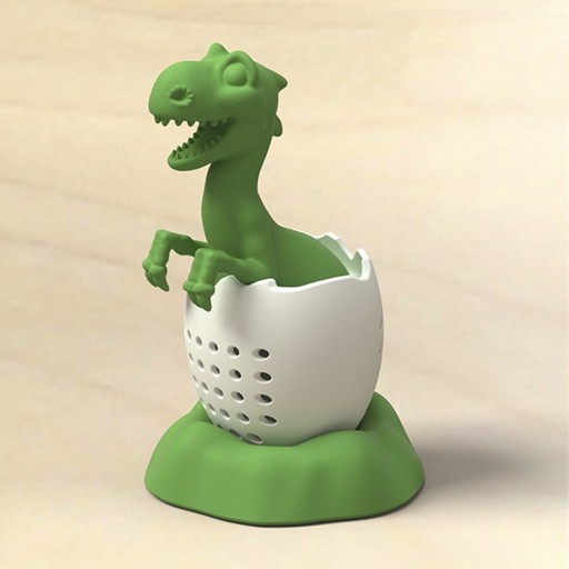 Siliconen theezeefje dinosaurus