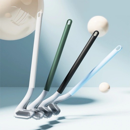 Siliconen toiletborstel