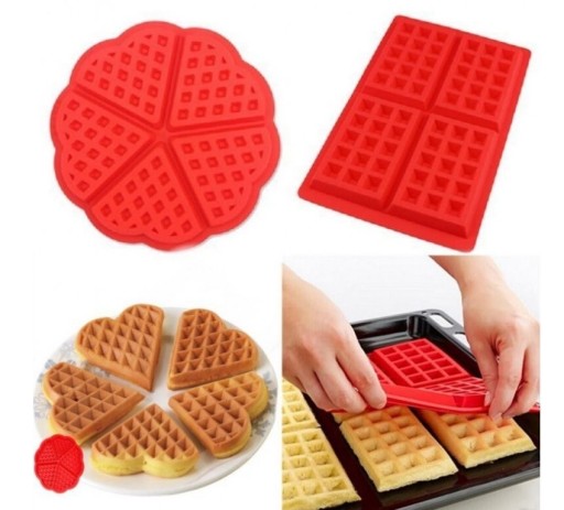 Siliconen wafelvorm
