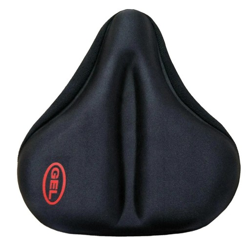 Siliconen zadelhoes voor fietsen met gelvulling 28 × 26 cm ergonomische zadelhoes voor comfortabeler fietsen