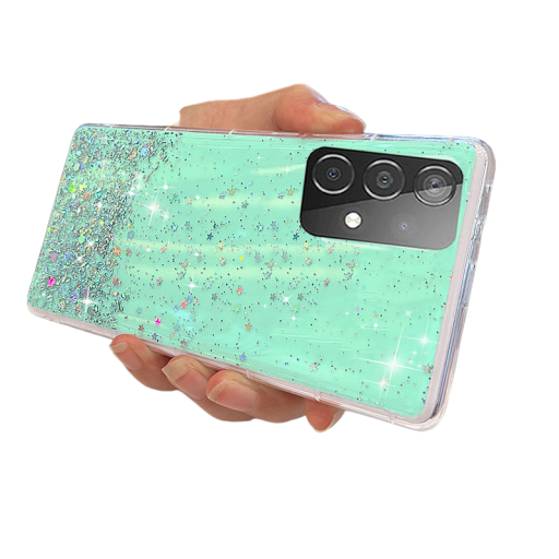 Silikon-Glitzerhülle für Samsung Galaxy A04