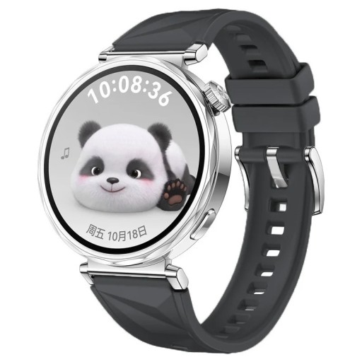 Silikon szíj a Huawei Watch GT 4 46 mm-hez Biztonságos fémcsat Lélegző, puha, tartós pót szíj sportoláshoz és kényelmes mindennapi viselethez