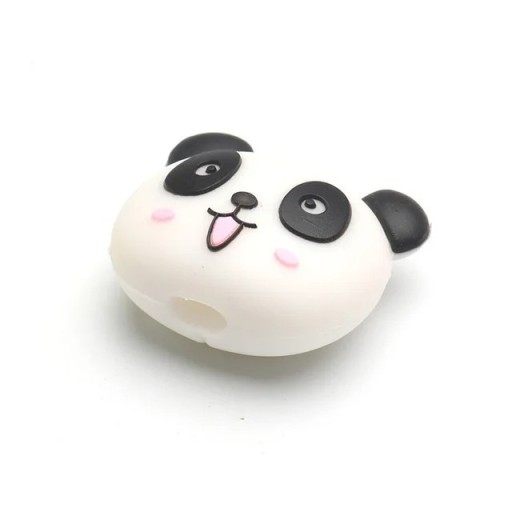 Silikonbeskyttelse til kabel med panda motiv Beskyttelsesovertræk til iPhone kabler Blød plastik Dekoration og beskyttelse af stik