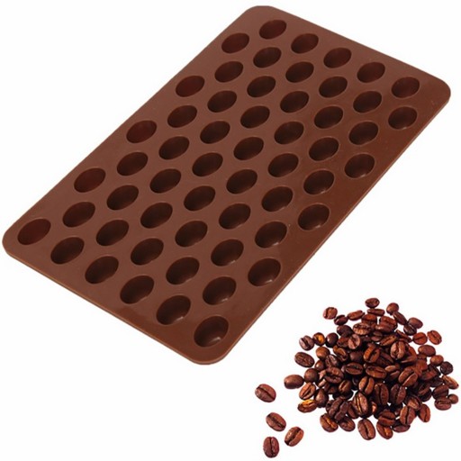 Silikoneform til kaffebønne