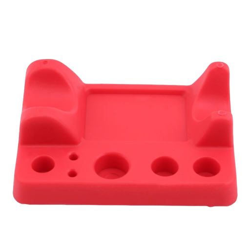Silikonepude til tatoveringsmaskine og blæk Multifunktionel tatoveringspude Holder til tatoveringsmaskine Blækkop 9,7 x 6,6 x 2,8 cm