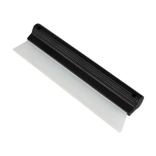 Silikonischer Wasserabzieher mit ergonomischem Griff 25 x 7,5 cm silikon schwarz-weiß für Auto Fenster und Reinigung von Glas zu Hause