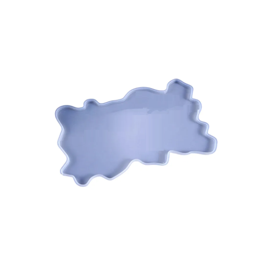 Silikónová formička na tác živice 40 x 24 cm Veľká forma na odliatky Živicový tác Podnos Dekorácia Ručná výroba