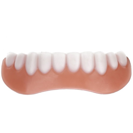 Silikonová zubní protéza dolní patro