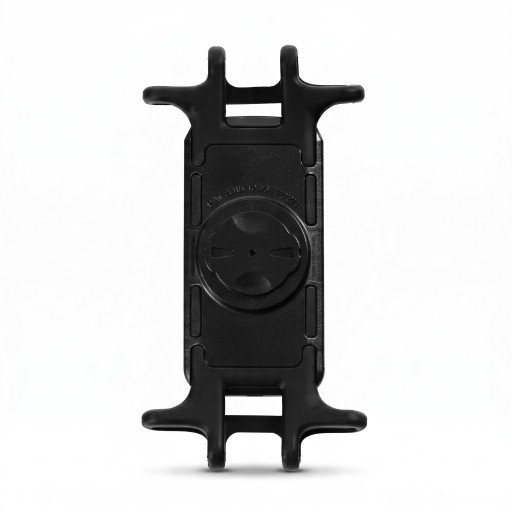 Silikónový držiak telefónu na bicykel s Garmin uchytením Pre telefóny 4–7,5 palca 12,8 x 6,7 cm Čierny Do držiaka cyklopočítačov Garmin a SRAM