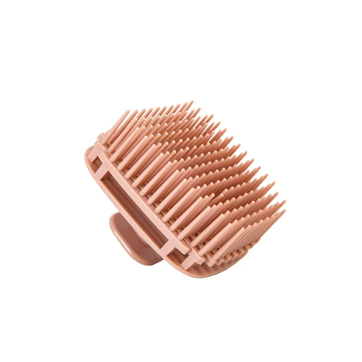Silikonový masážní kartáč na šampon 5,9×7,8 cm Masážní hřeben na pokožku hlavy Mycí hřeben na vlasy Relaxační kadeřnický salonní nástroj