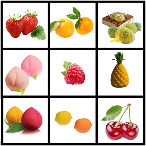 Silikonowa forma owoców