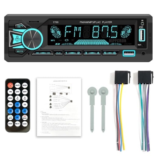 SINOVCLE 1DIN ραδιόφωνο αυτοκινήτου Bluetooth MP3 FM USB AUX TF κάρτα στερεοφωνικός αναπαραγωγέας με τηλεχειριστήριο καθολική τοποθέτηση στον πίνακα