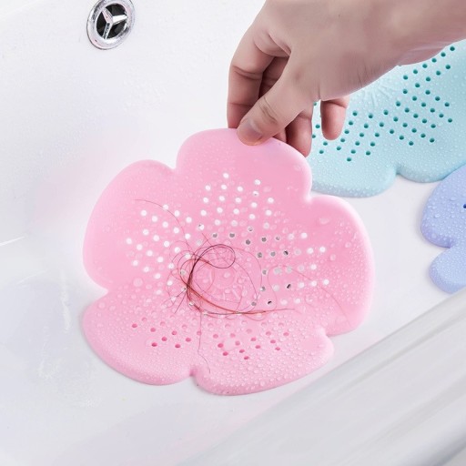 Siphon de lavabo en forme de fleur