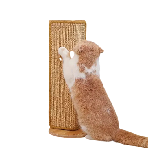 Sisal kradsemåtte til katte 20x50 cm Møbelbeskyttelse Selvklæbende kradsemåtte Klistret måtte til væg og gulv