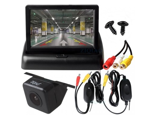 Sistema de estacionamento sem fios com câmara e monitor