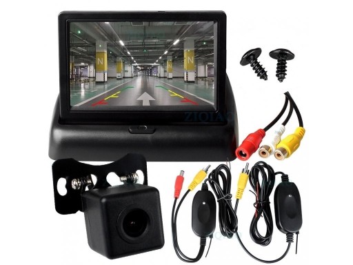 Sistema di parcheggio wireless con telecamera e monitor