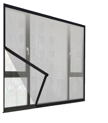 Síť do okna proti hmyzu na suchý zip 100 x 150 cm Okenní síť proti hmyzu Okenní síť proti komárům