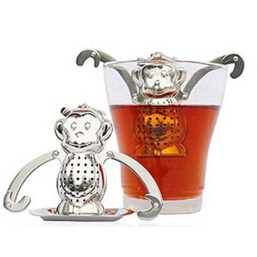 Sitko do herbaty w kształcie małpy
